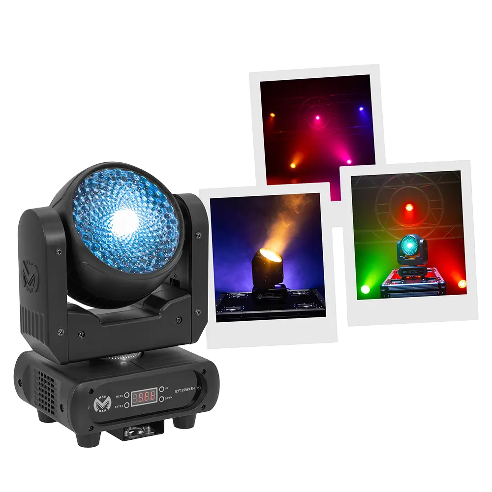 LED Wash "IZY 120 Wash" 120W DMX 14 canales - Mac Mah